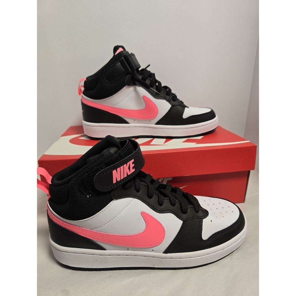 Nike Court Borough 2 Mid Multicolor Athletic Shoes Sneakers Kids Size 7Y